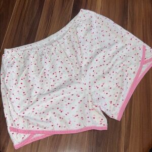 Large 100% cotton green cotton pajama shorts